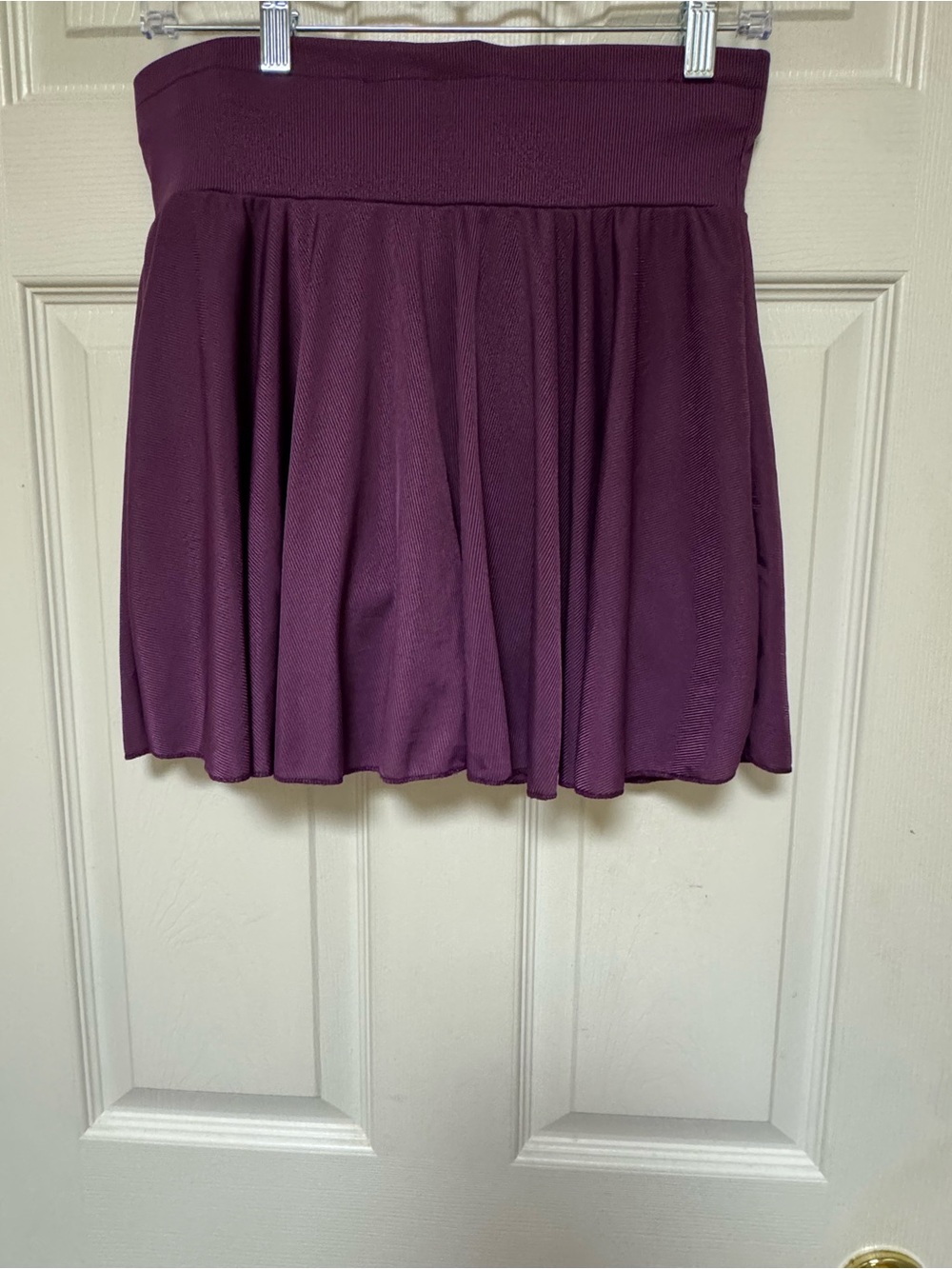 SHEIN Plum Pleated Mini Skirt